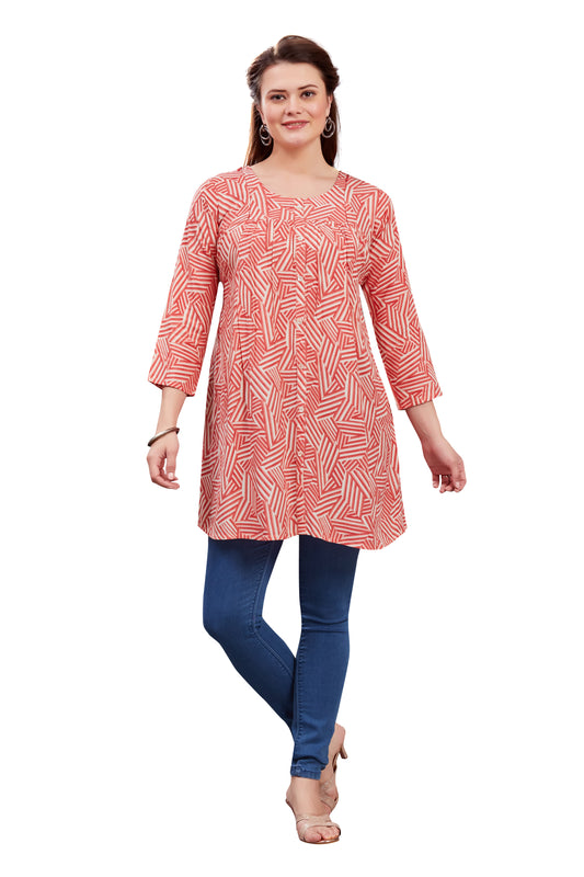 Bright Red Maternity Western Top