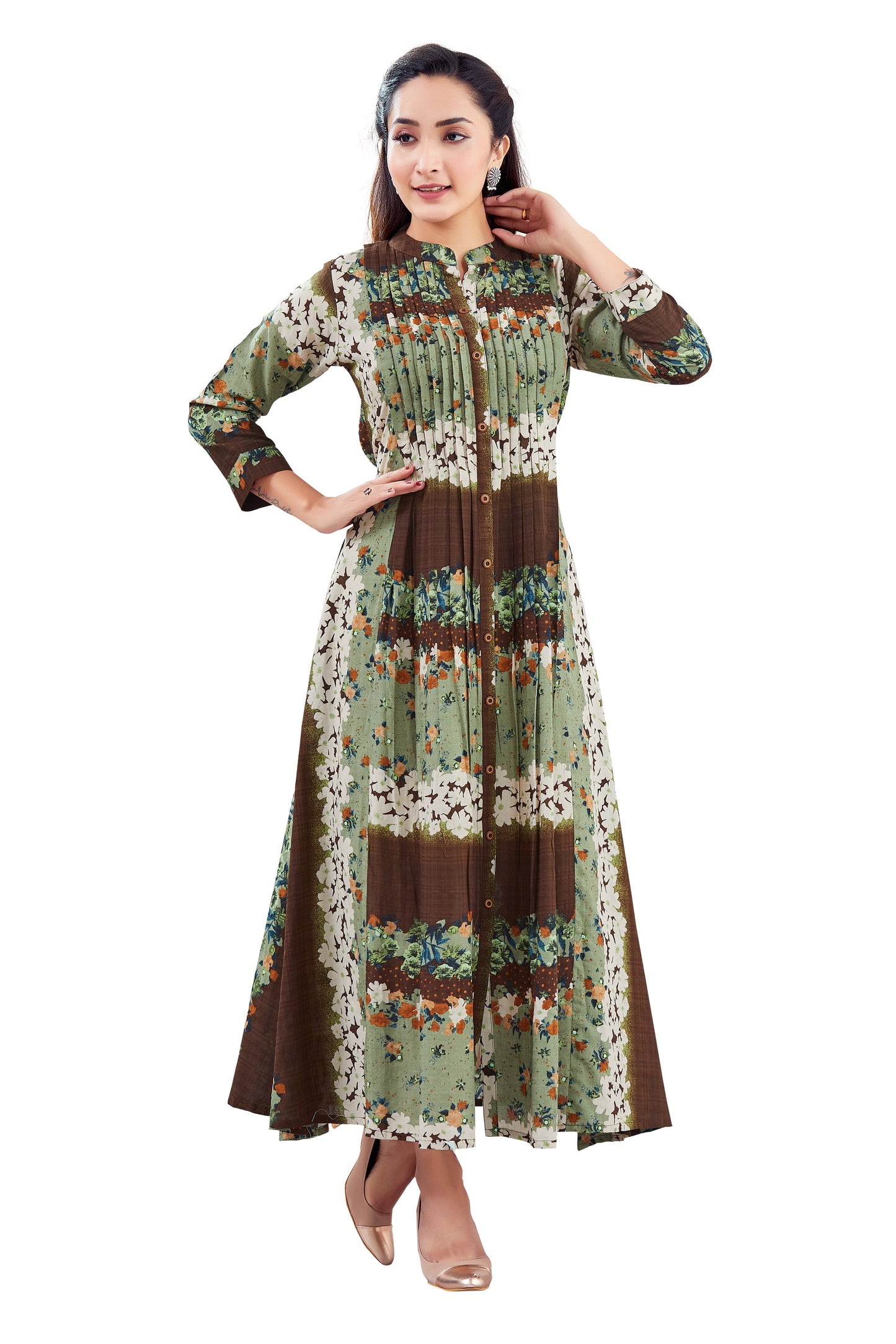 Earthy Tones Long Dress