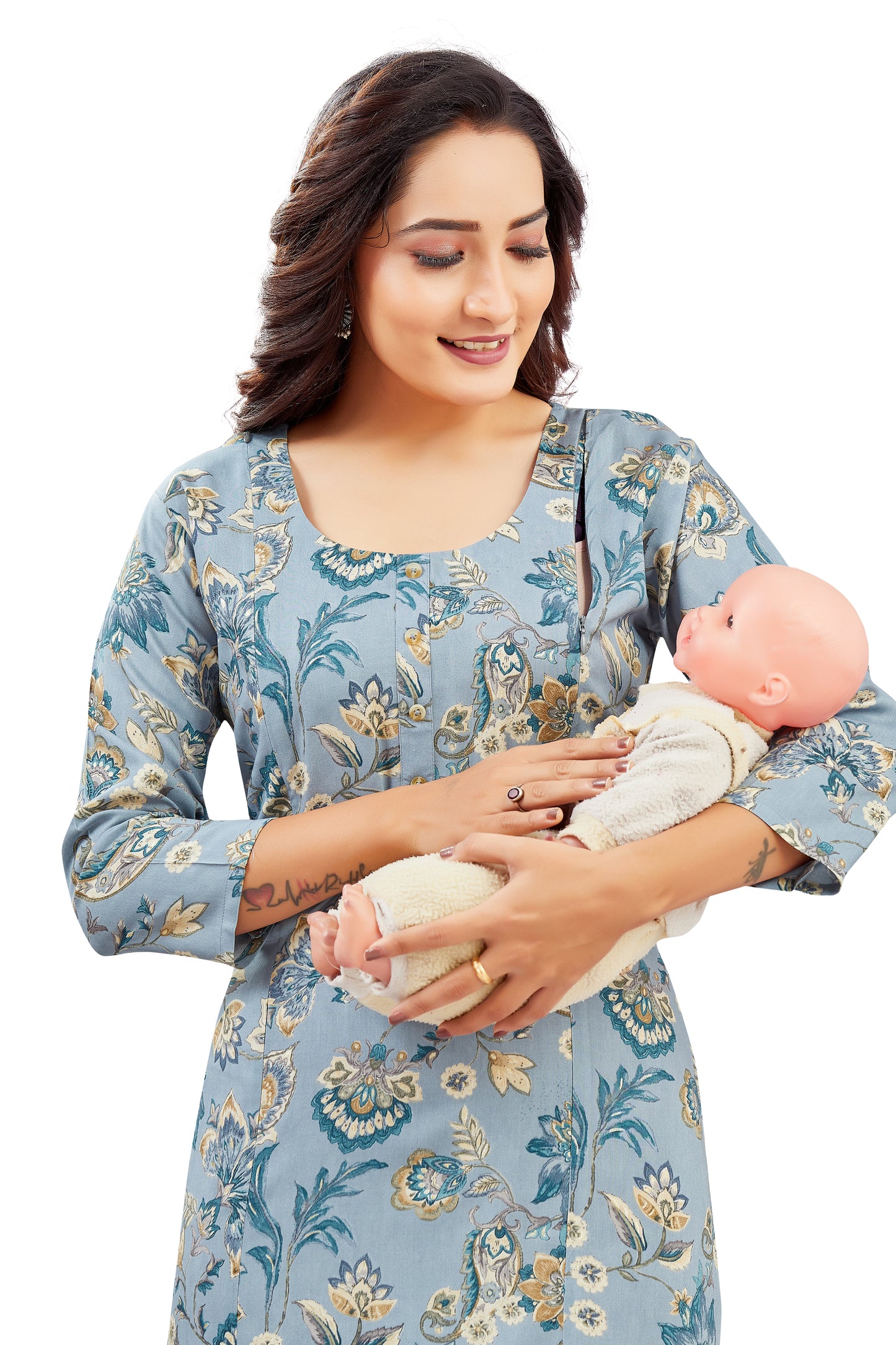 Blue on Blue Feeding Kurtis