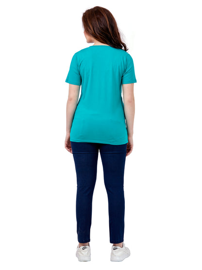 Turquoise Maternity T-shirt