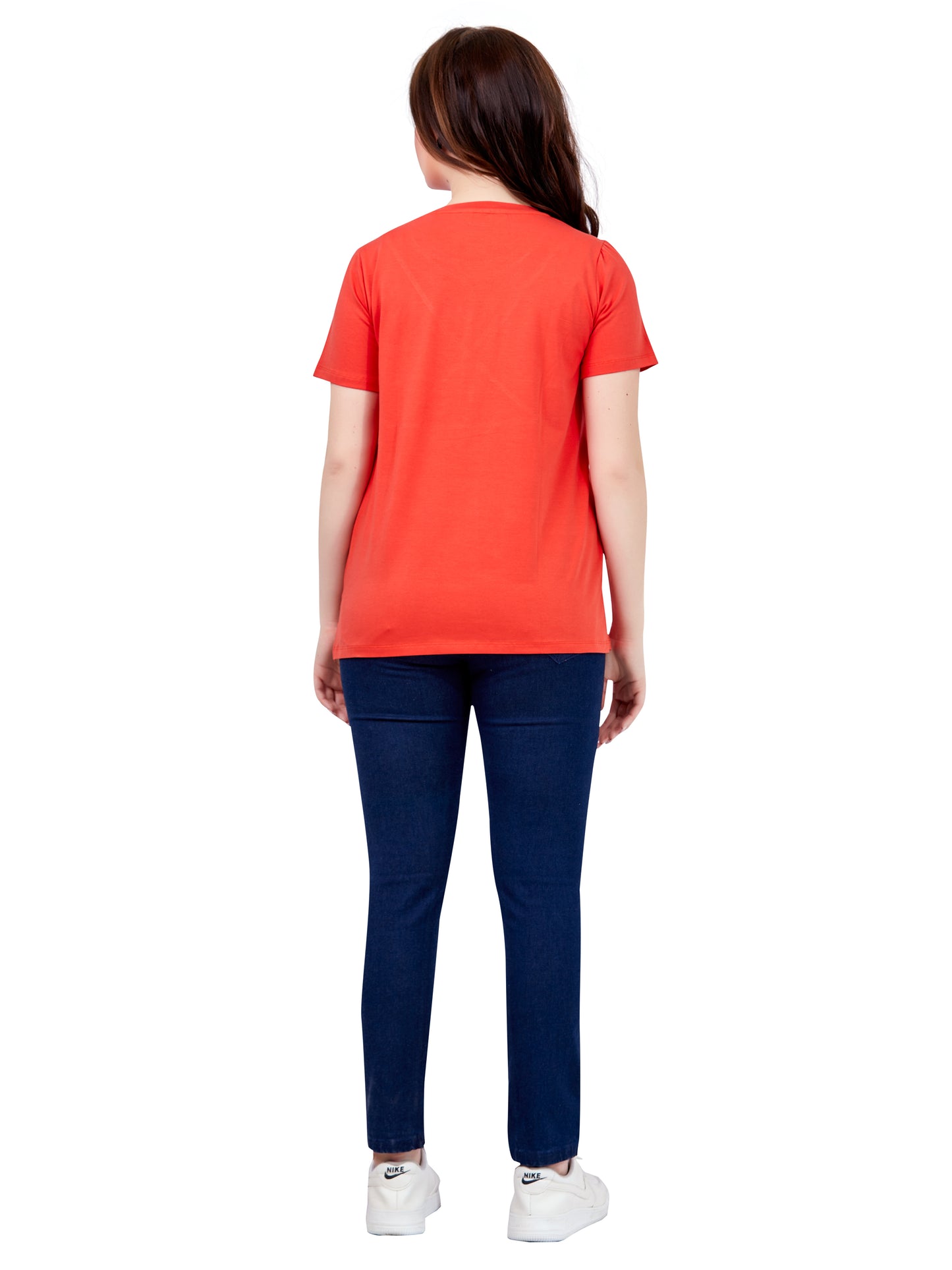 Orange Maternity T-shirt