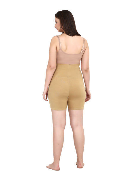Beige Maternity Shorts