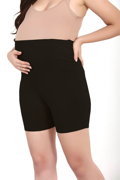 Black Maternity Shorts