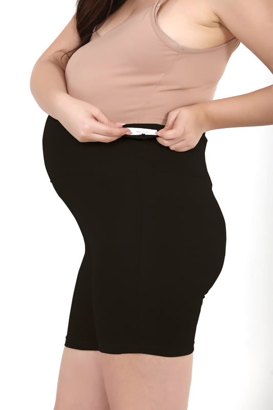 Black Maternity Shorts
