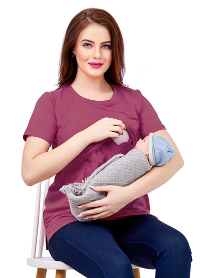 Onion Pink Maternity T-shirt