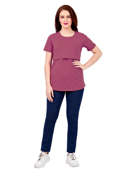 Onion Pink Maternity T-shirt