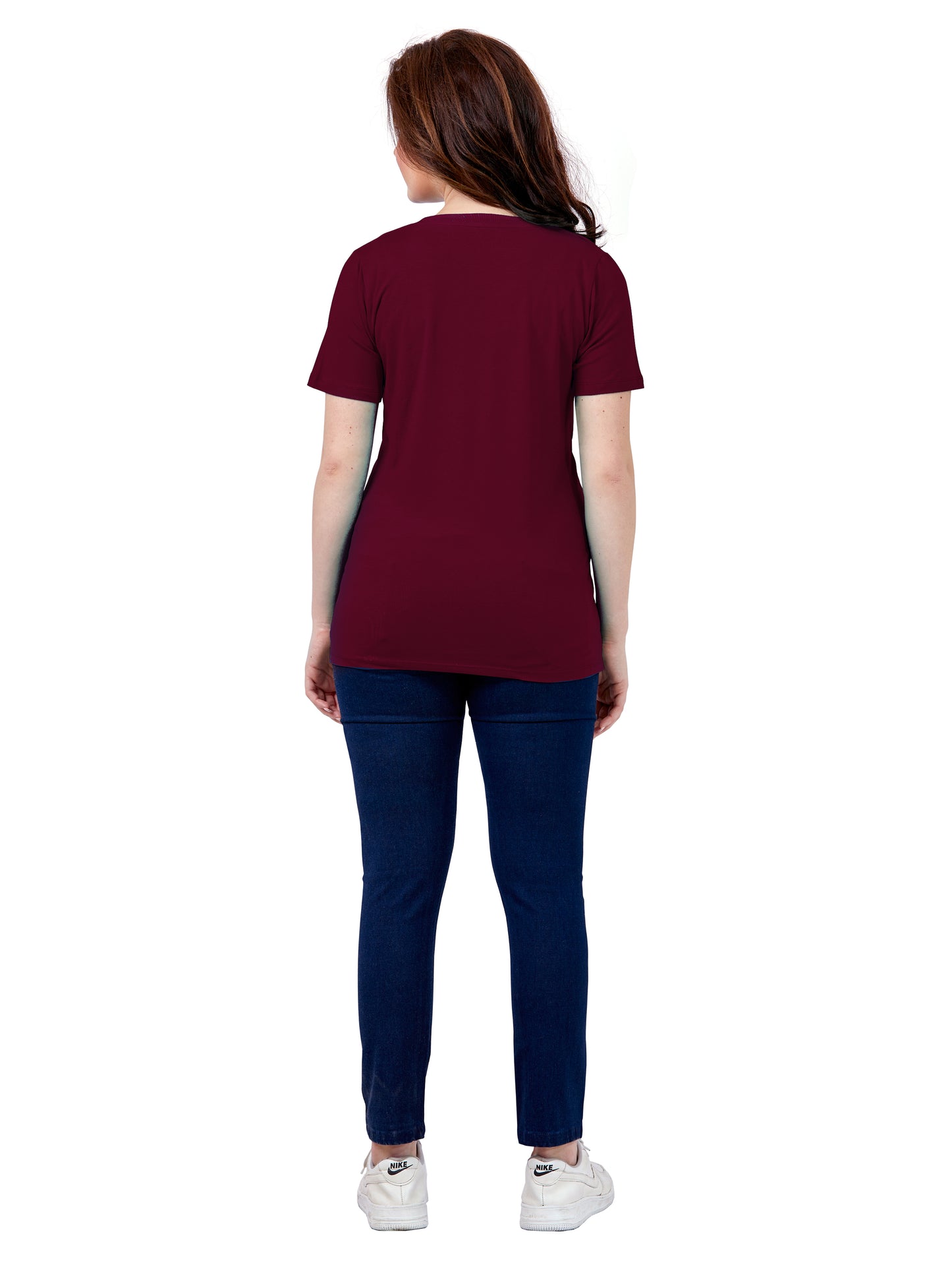 Maroon Maternity T-shirt