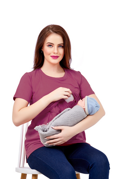 Onion Pink Maternity T-shirt