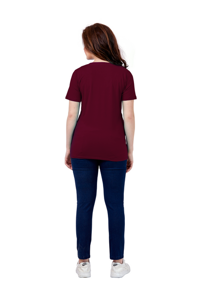 Maroon Maternity T-shirt