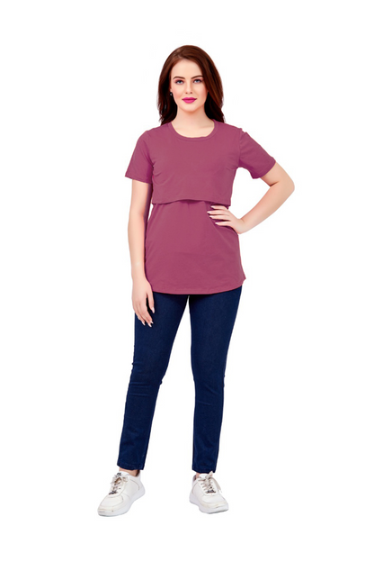 Onion Pink Maternity T-shirt