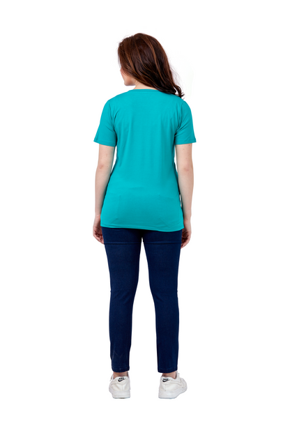 Turquoise Maternity T-shirt