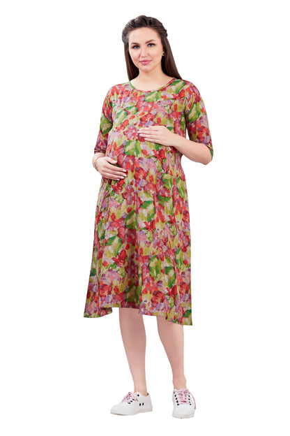 Multicolor Feeding Dress