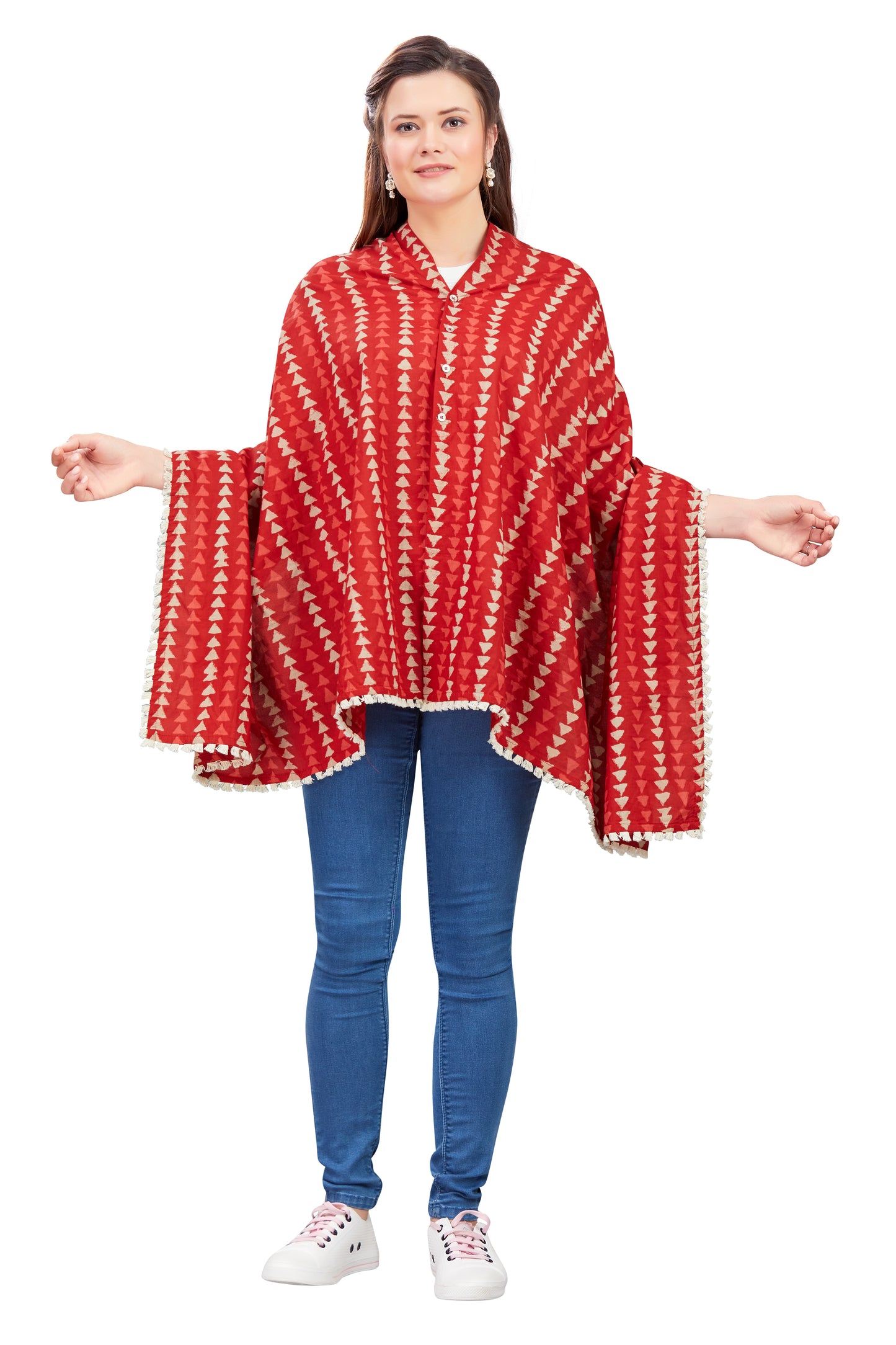 Red Motif Nursing Cover