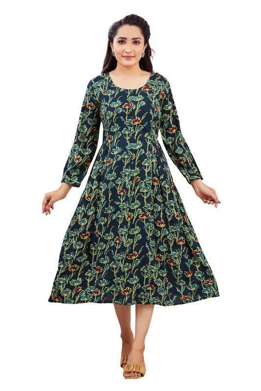 Blue-Green Everyday Feeding Dress